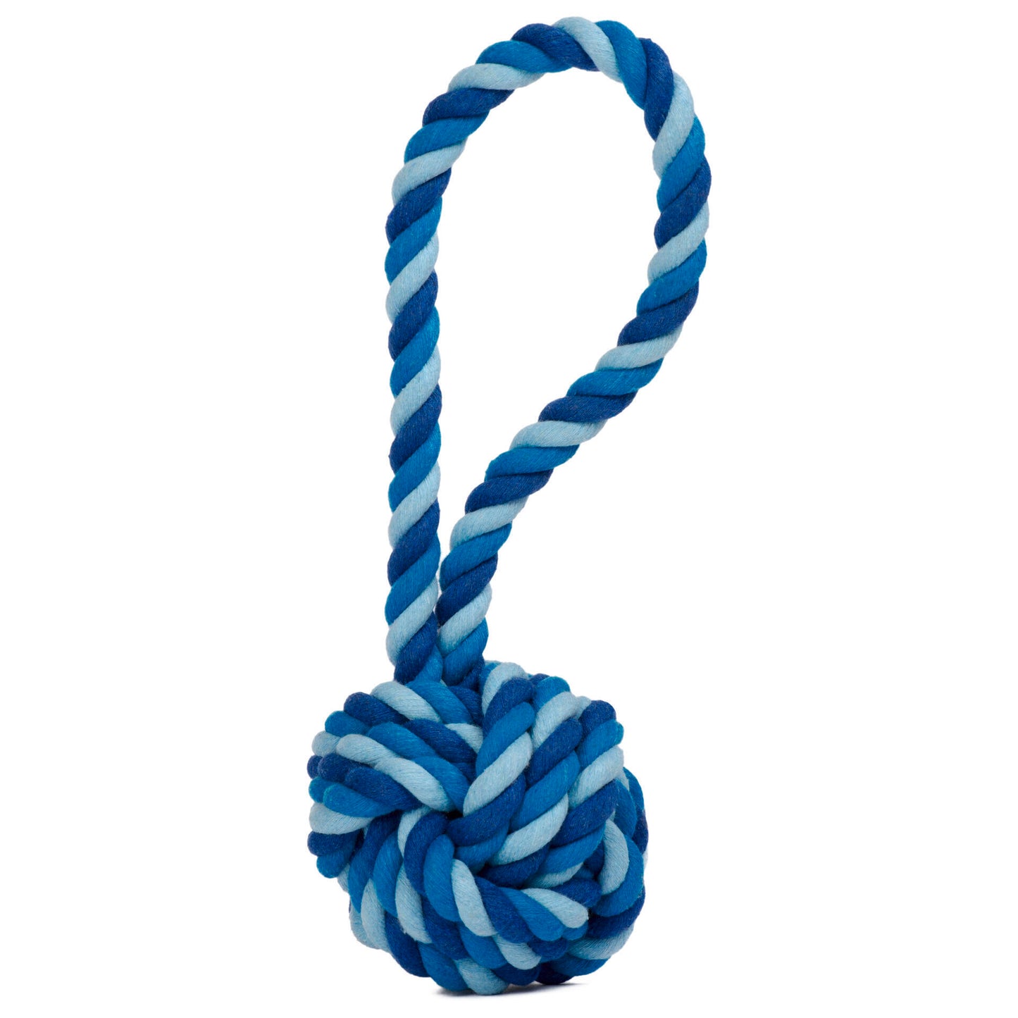 LABONI MAXI SCHLEUDERBALL KULT-SPIELZEUG FÜR HUNDE - 6 x 6 x 13 cm - blau