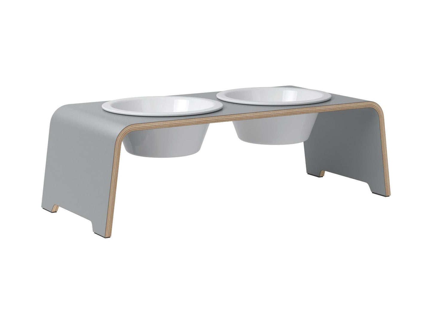 dogBar® M - grau mit Porzellan