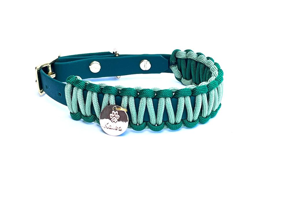 BioThane® / Paracord Halsband - "Theo"