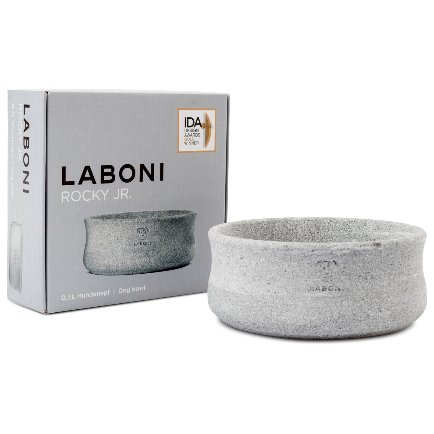Laboni Rocky Napf aus Naturstein für Hunde und Katzen