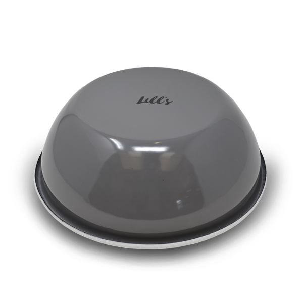 Futternapf aus Emaille "Stone Grey"