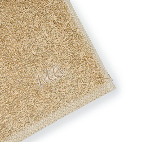 Hundehandtuch aus Bio-Baumwolle "Sand"