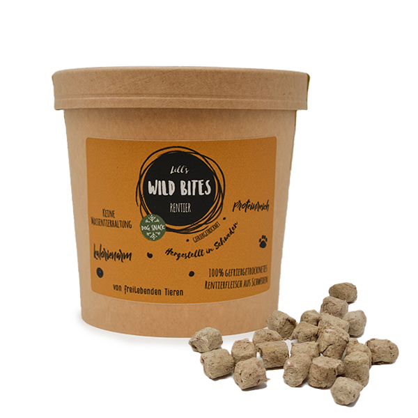 Wild Bites | Rentier - 150g Becher
