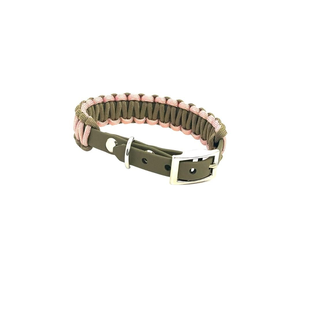 Partnerkollektion - BioThane® / Paracord Halsband - "Cora"